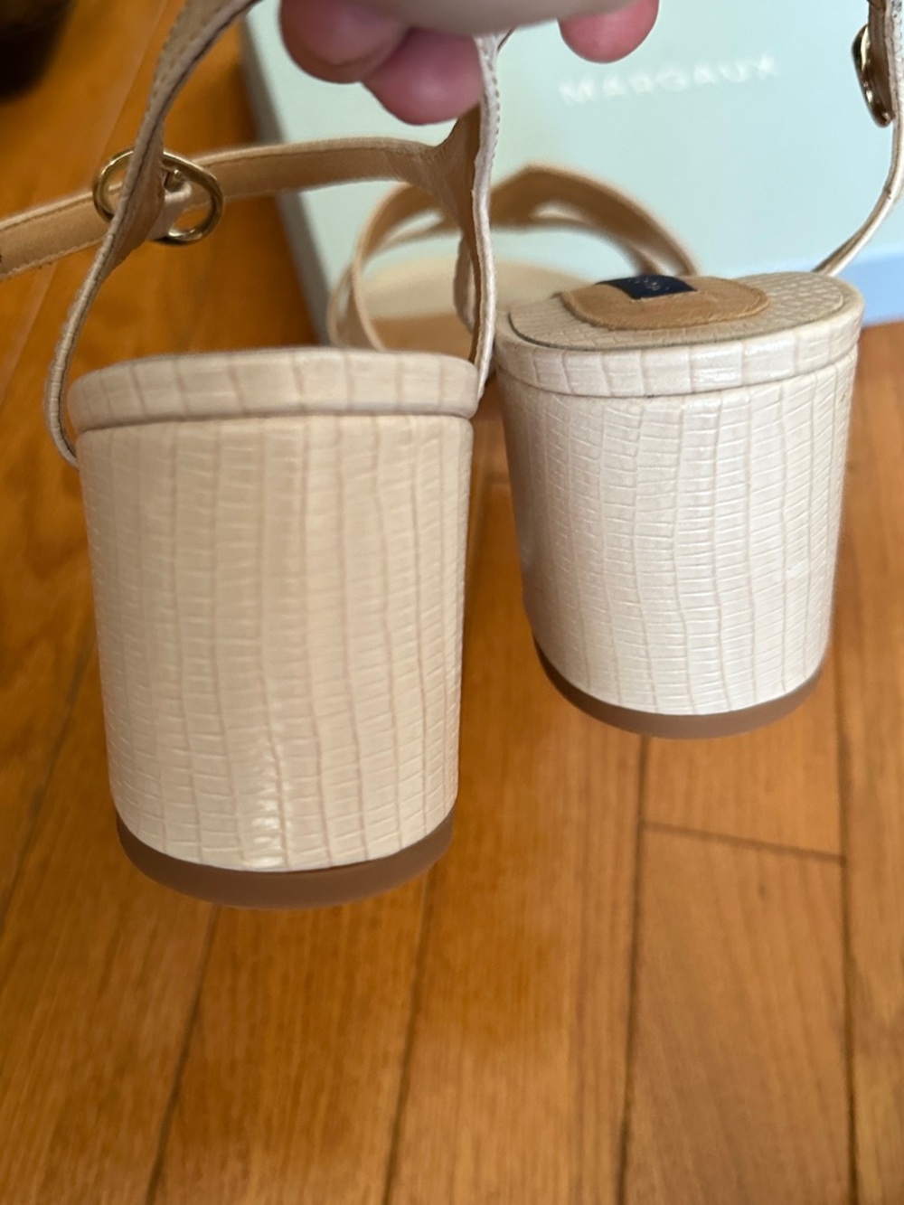 Margaux block heel sandals - Picture 4 of 5